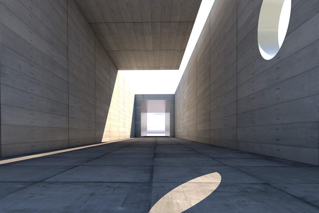 How to prevent the curling of concrete slabs Concrete slabs in a corridor