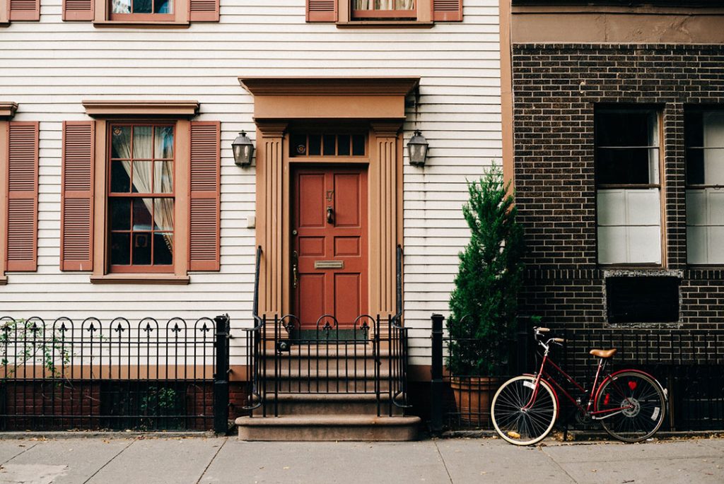 How to clean your rental home at the end of the lease Front door of a home