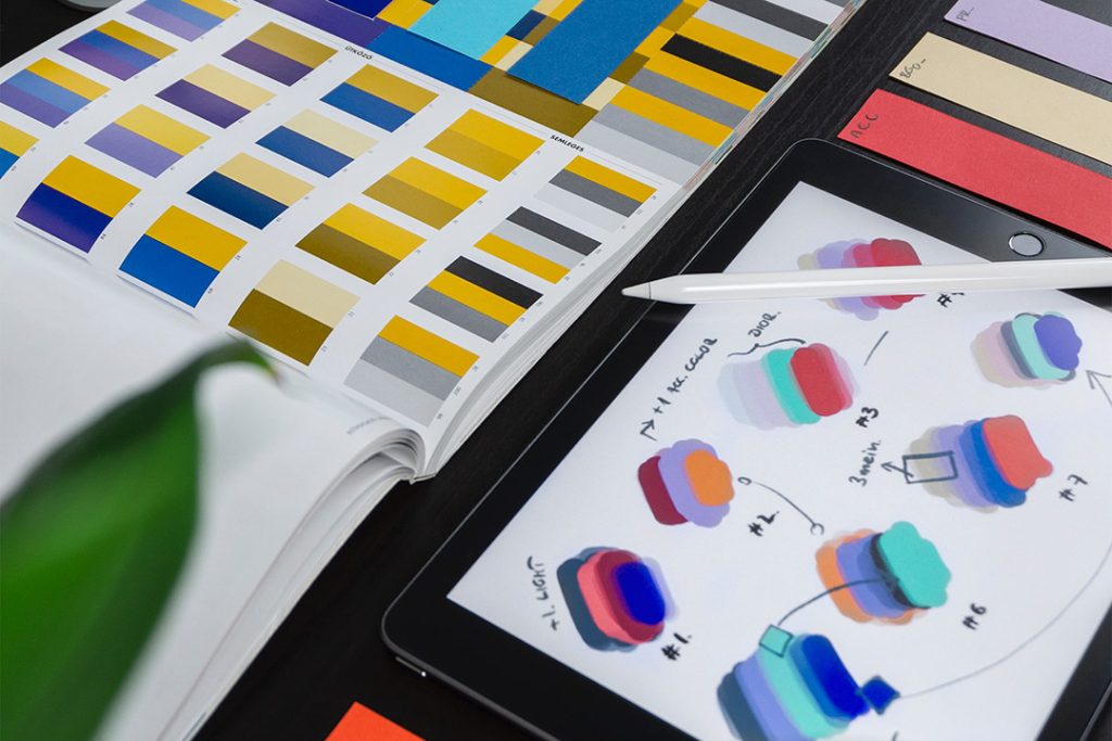 Colour palettes for brand